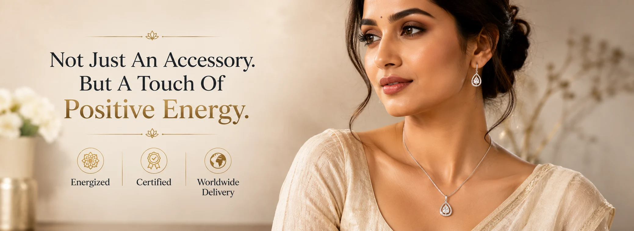 Astro Energy Premium Silver Pendant and Positive Energy Jewelry for Women